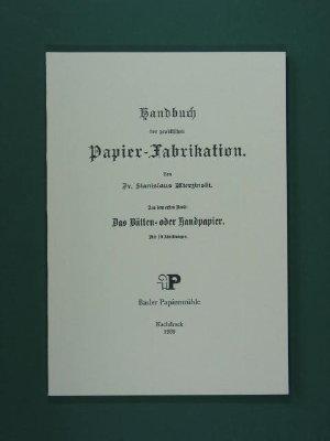 Handbuch der praktischen Papierfabrikation