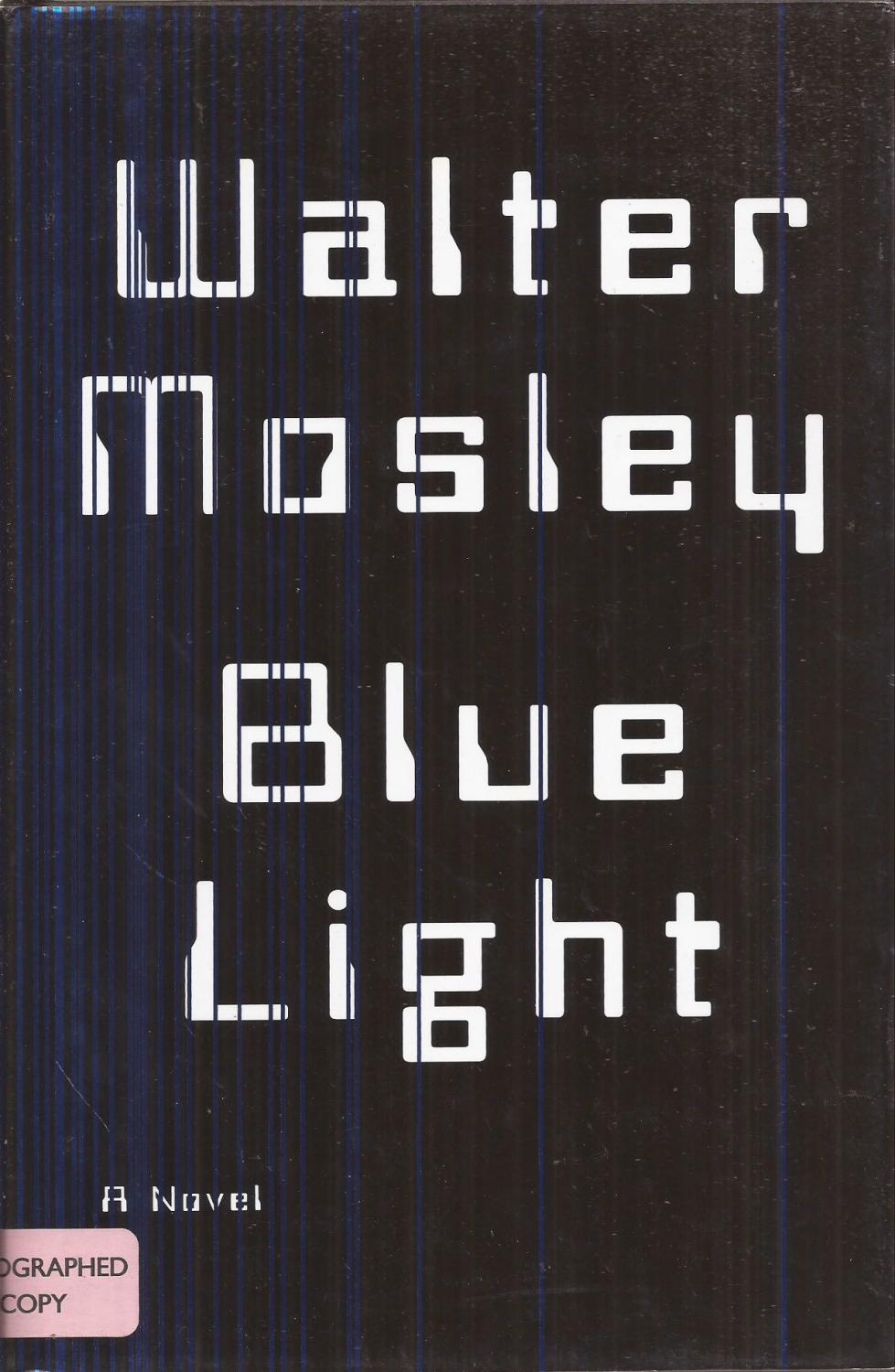 Blue Light (signed) - Mosley, Walter