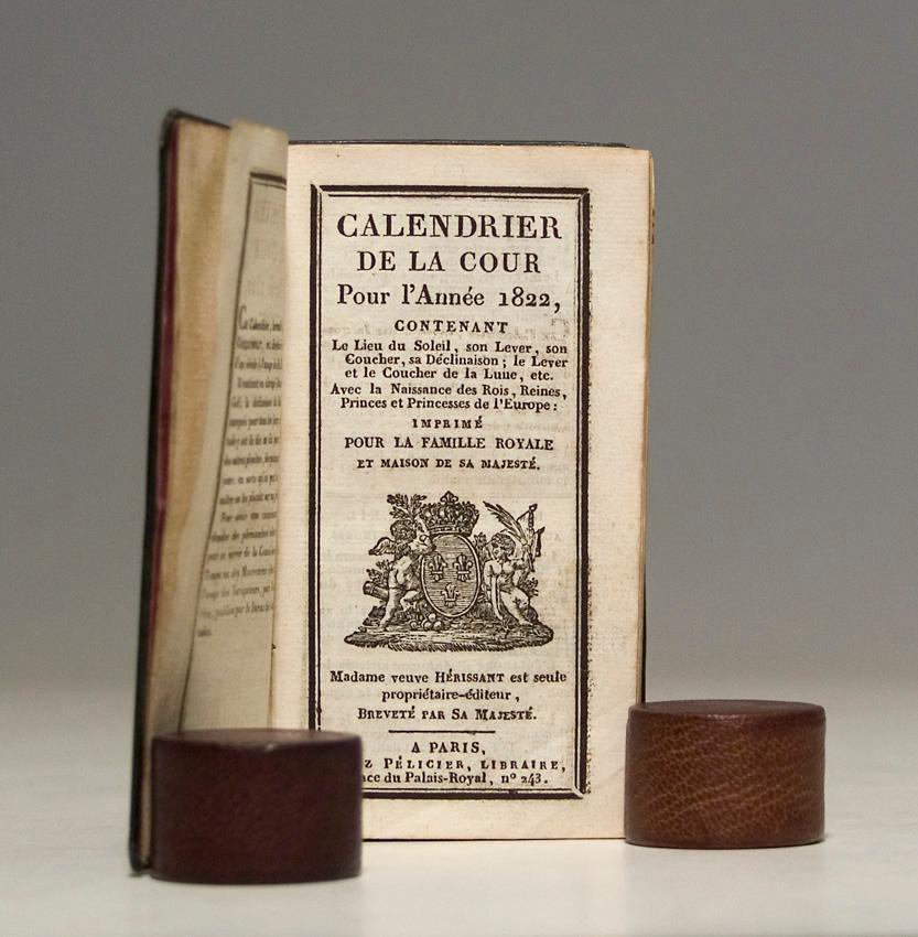 Vialibri Calendrier De La Cour Pour Lannée 1822