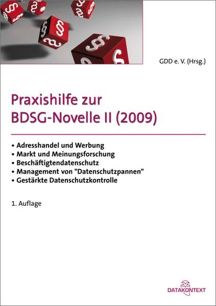 Praxishilfe zur BDSG-Novelle II - e. V., GDD