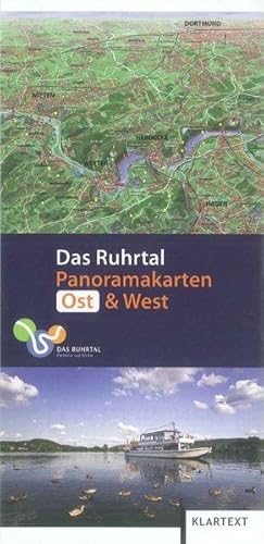Das Ruhrtal. Panoramakarten Ost & West