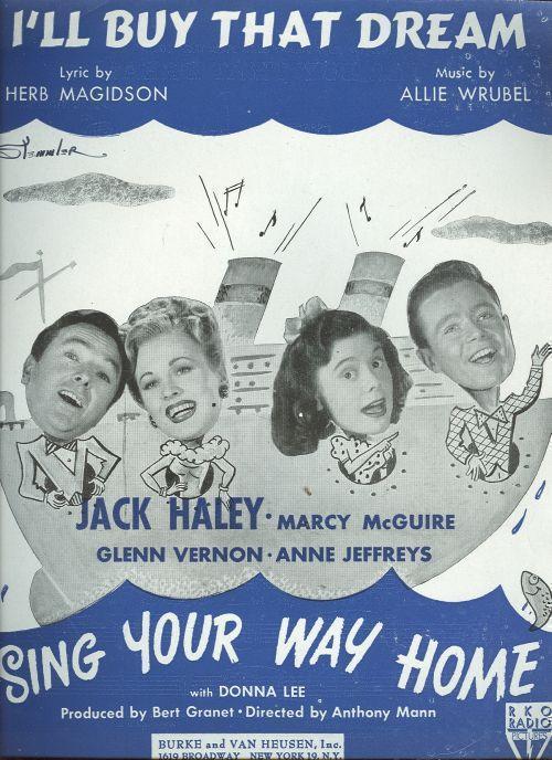 Sheet Music - I'll Buy That Dream