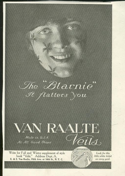 Advertisement - 1916 Ladies Home Journal Van Raalte Veils Magazine Advertisement