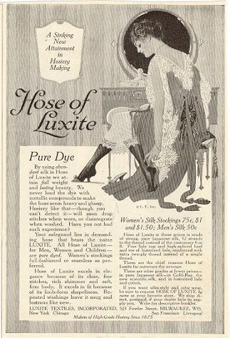 Advertisement - 1916 Ladies Home Journal Hose of Luxite, Silk Stockings Magazine Advertisement