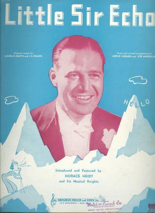 Sheet Music - Little Sir Echo