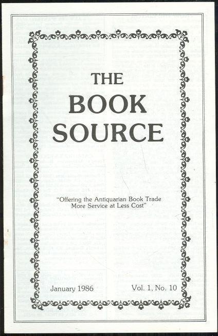 Image for BOOK SOURCE MONTHLY MAGAZINE JANUARY 1986