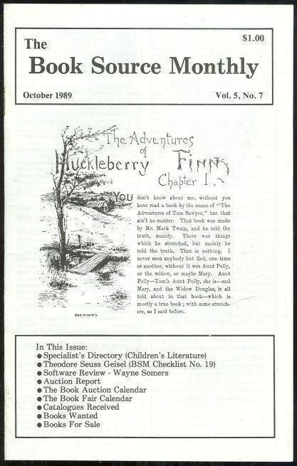 Huckans, John - Book Source Monthly Magazine October 1989