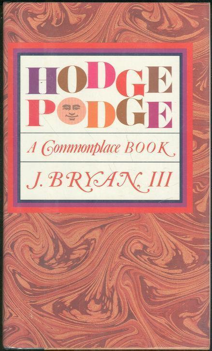 Ryan, J. B. - Hodgepodge a Commonplace Book