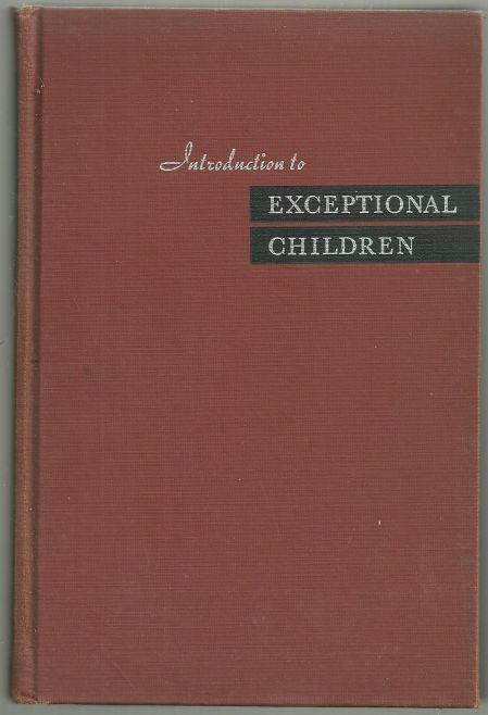 Image for INTRODUCTION TO EXCEPTIONAL CHILDREN