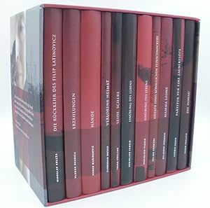 Sammlung von 11 Büchern kroatischer Autorinnenen und Autoren in dekorativem Schuber: Fabrio, Nedj...