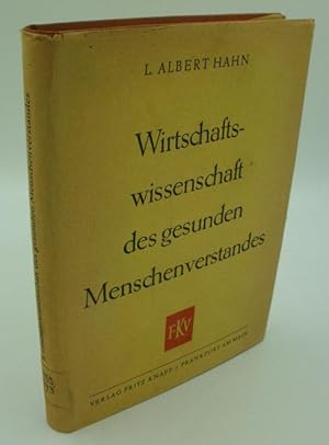 Wirtschaftswissenschaft des gesunden Menschenverstandes.