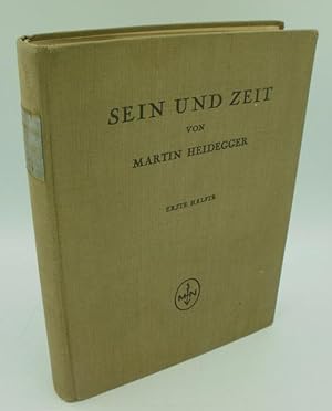 Sein und Zeit : erste Hälfte (=Sonderdruck aus: Jahrbuch für Philosophie und Phänomenologie der F...