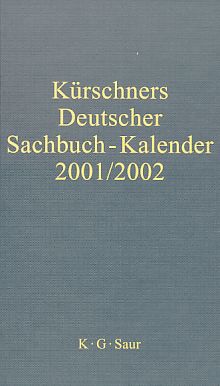 Kurschners' German Almanac of Non-Fiction
