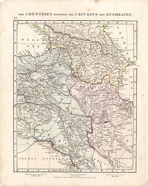 Map of the Countries Between the Caucasus and Euphrates by Aaron Arrowsmith. 1841.