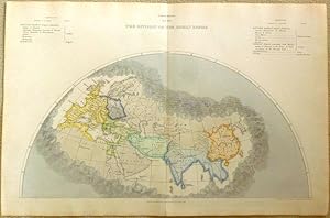 10th period A.D. 395. The Division of the Roman Empire. Drawn by W. Hughes. 1846.