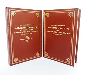 Abraham Lincoln's Preliminary Emancipation Proclamation Final Emancipation Proclamation [2 volume]