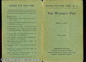 Papers for War Time No 3 THE WOMAN'S PART