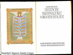 Deutsche Buchmalerei vorgotischer Zeit