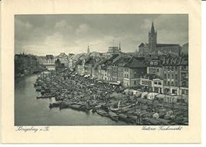 Ansichtskarte von Königsberg (Ostpreußen), Unterer Fischmarkt