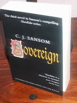 Sovereign : +++FOR THE DISCERNING COLLECTOR, A BEAUTIFUL SIGNED UK UNCORRECTED BOUND PROOF+++