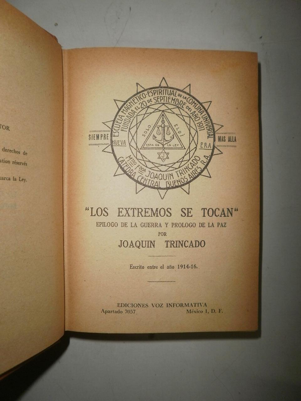 joaquin trincado libros