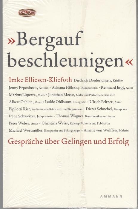 Bergauf beschleunigen. Gespräche über Gelingen und Erfolg - Elliesen-Kliefoth, Imke