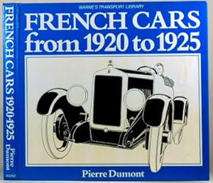 FRENCH CARS FROM 1920 TO 1925