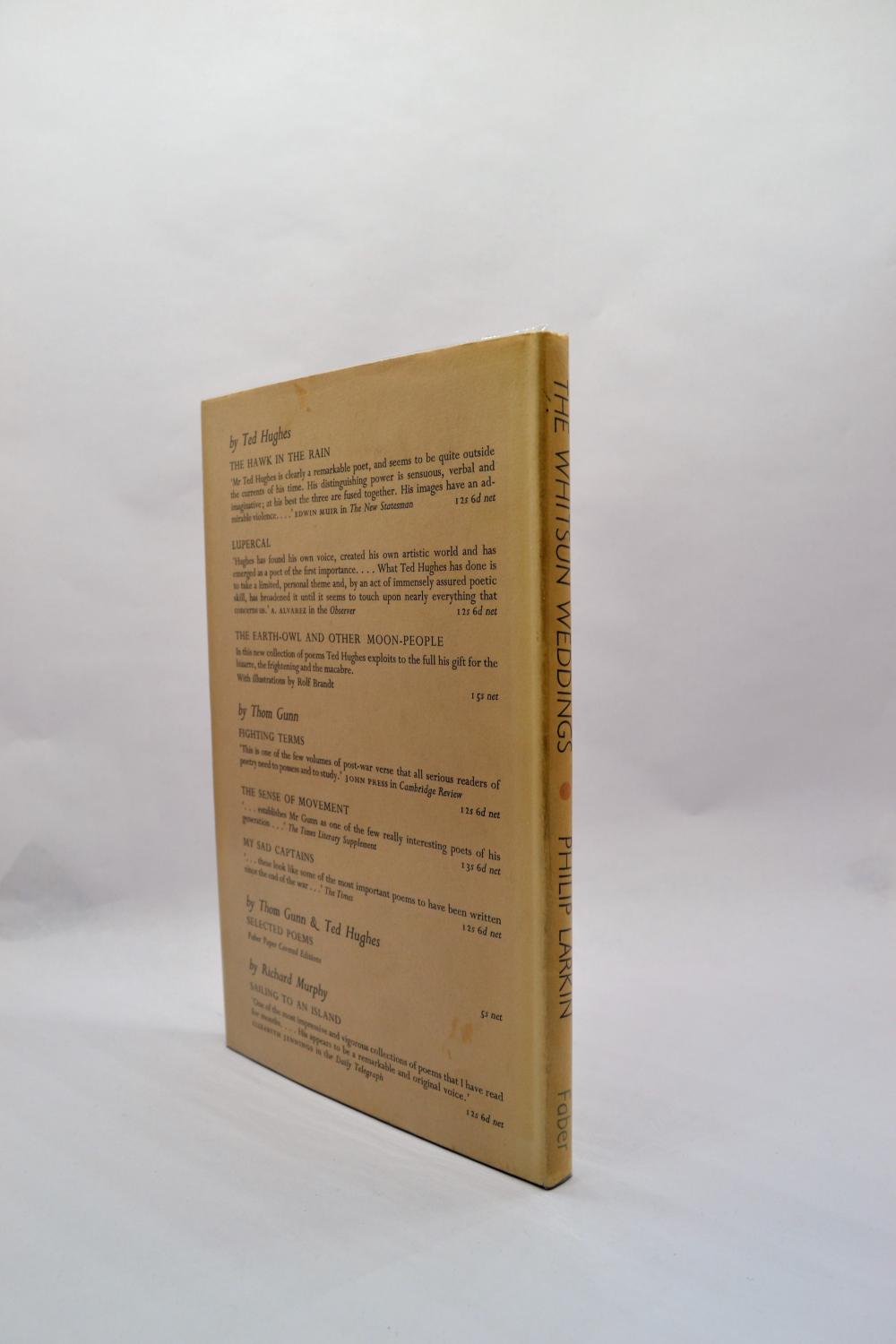 The Whitsun Weddings Christopher Fry S Copy By Larkin Philip
