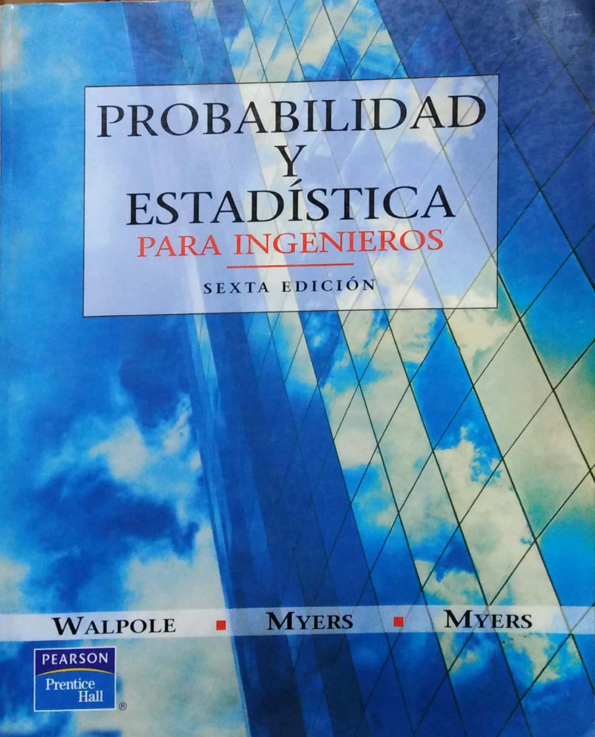 Estadistica Para Ingenieros Walpole Pdf