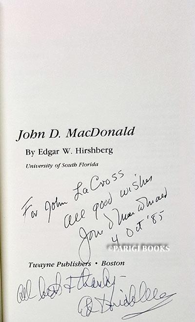 John D. Macdonald (Twayne's United States Authors Series)