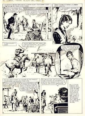 Original Comic Art for El Cobra: Tres Hijos del Diablo - Page 6. (Tavola originale per Il Cobra: ...
