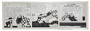 Barney Google and Snuffy Smith Daily Comic Strip Original Art Dated 5-24-49