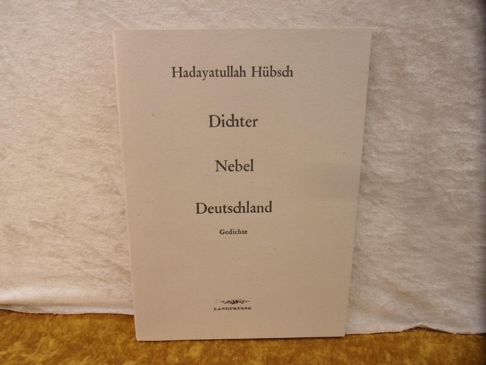 Dichter Nebel Deutschland: Gedichte. - Hübsch, Hadayatullah