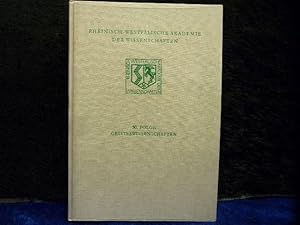 Rheinisch-Westfälische Akademie der Wissenschaften, 30. Folge: Geisteswissenschaften,.