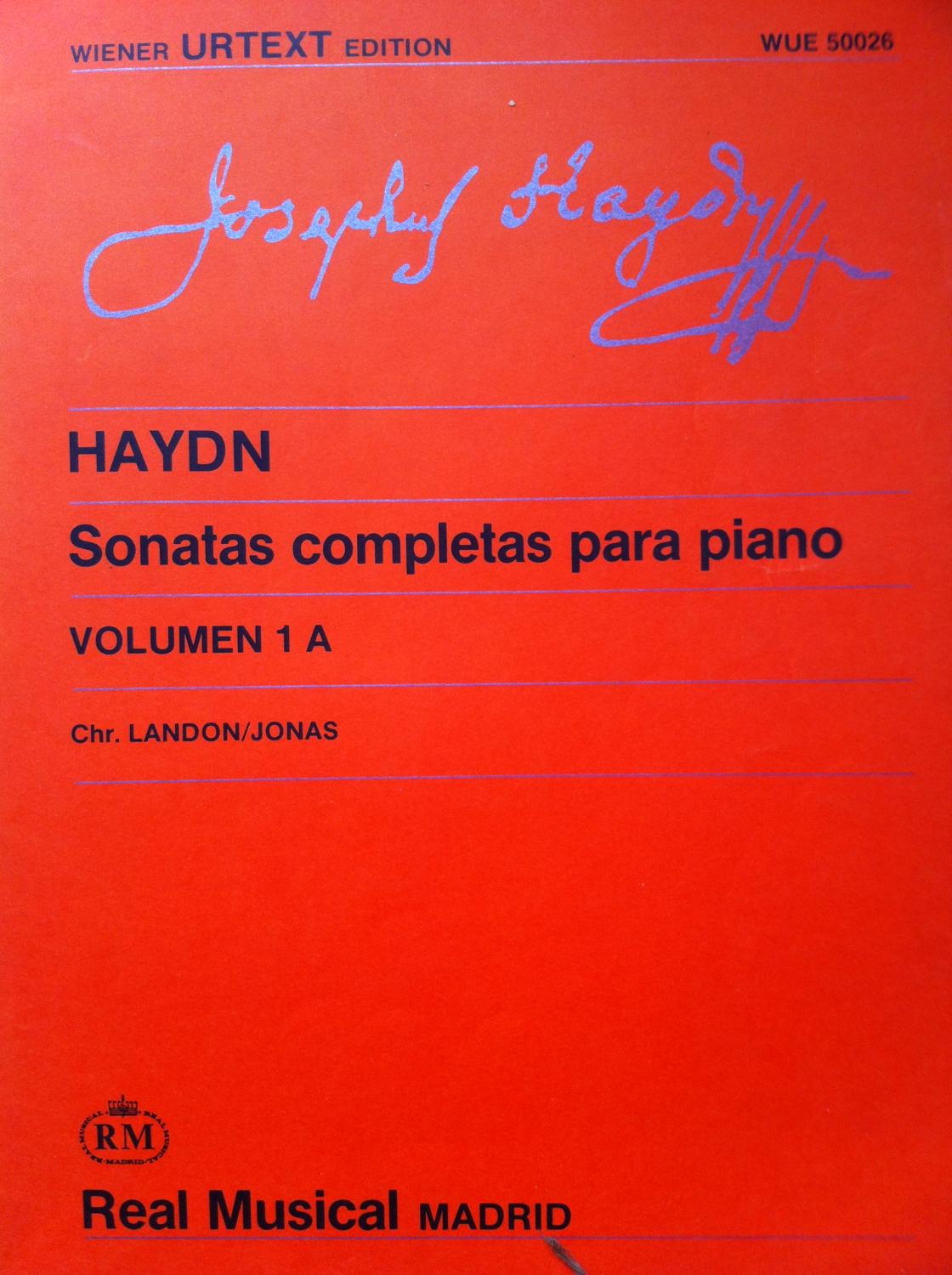 HAYDN. Sonatas Completas Para Piano. Volumen 1 A. - HAYDN