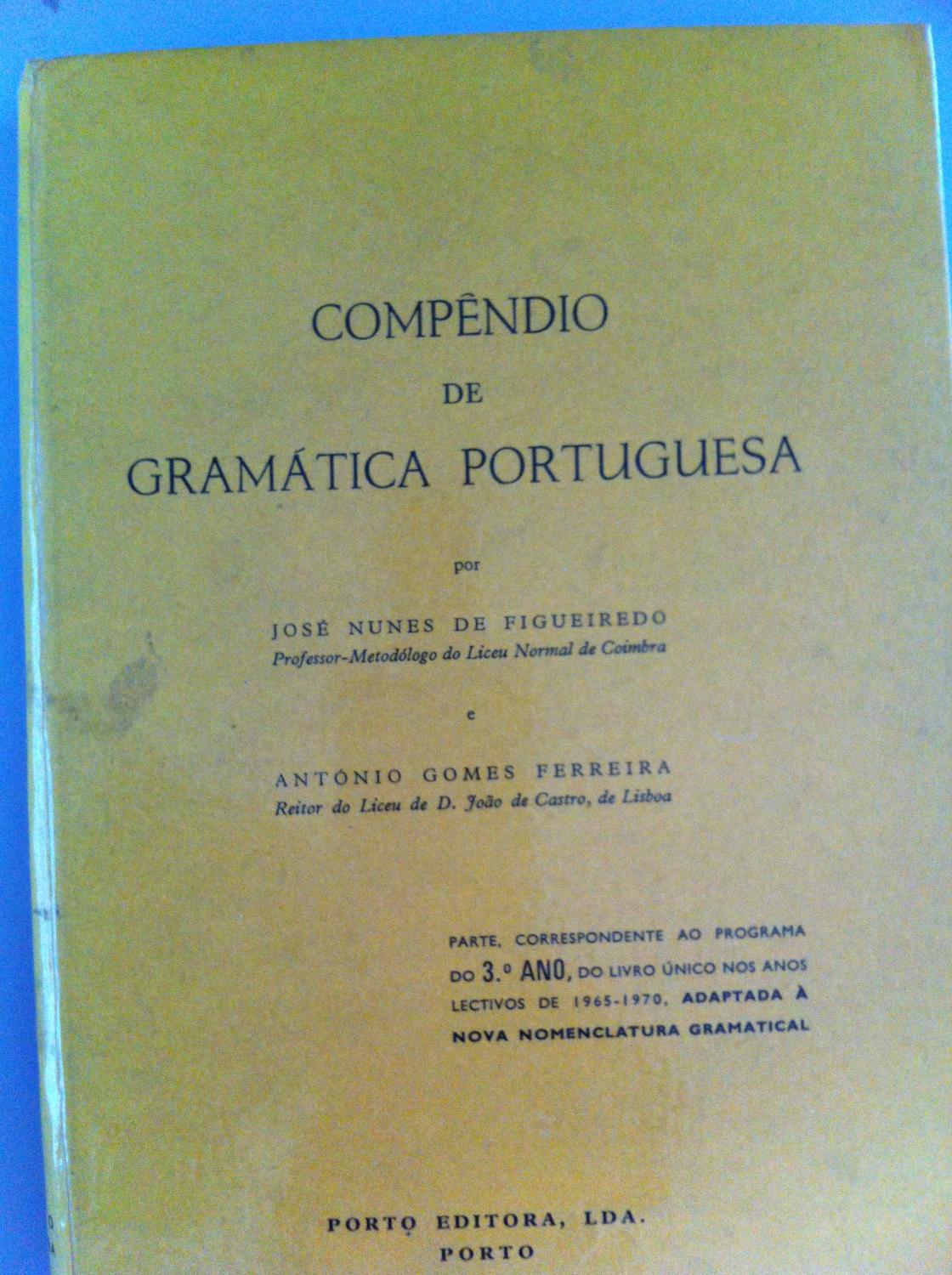 Compendio de Gramática Portuguesa