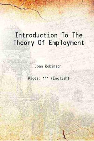 Introduction to the Theory of Employment