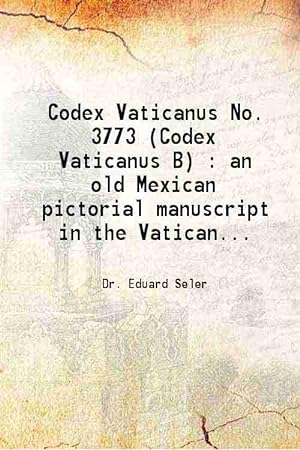 Codex Vaticanus 3773 Abebooks