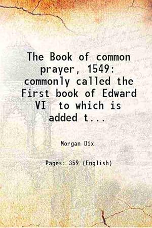 Common Prayer 1549 Abebooks - 