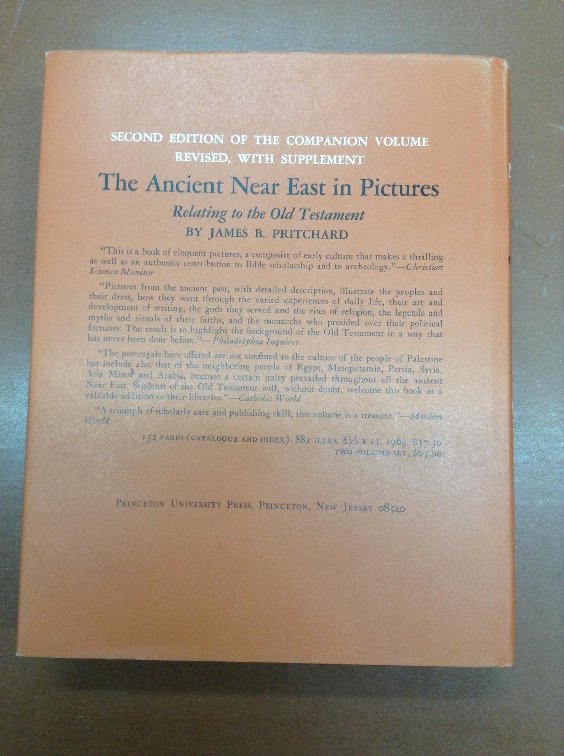 Ancient Near Eastern Texts Relating To The Old Testament