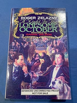 Roger Zelazny Night Lonesome October First Edition Abebooks