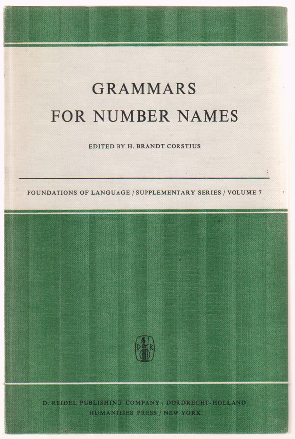 Grammars for Number Names - Corstius, H Brandt