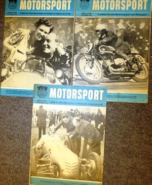 MOTORSPORT (1952) - Fachblatt der Sektion Motorennsport mit Beiträgen der Industrie und der FDJ. ...