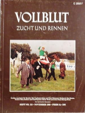 VOLLBLUT Zucht und Rennen - Heft Nr. 115, November 1988.