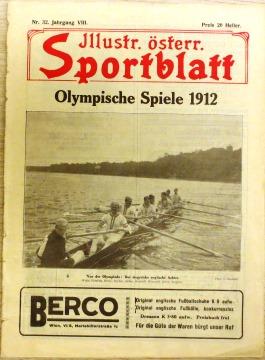 (Olympiade 1912) Illustr. österr. Sportblatt - Offizielles Organ des Oesterreichischen Lawn-Tenni...