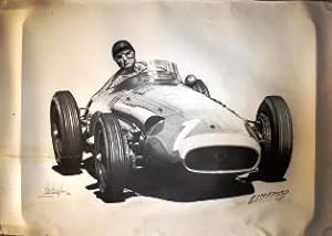 Fangio - Nr. 571/750 dieser limitierten Auflage. Raster-Siebdruck von Alan Sammers.