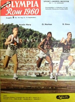 Olympia in Rom 1960. Ausgabe B - 10-18. Tag (Titelbild mit Hary, Norton, Sime). SPORT-JAHRES-MEIS...