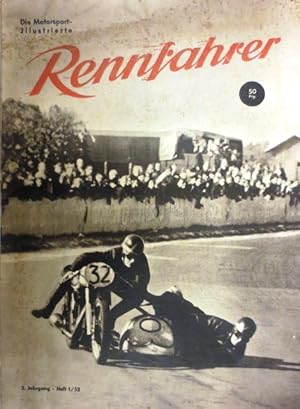 Rennfahrer - Die Motorsport-Illustrierte. 3. Jahrgang Heft 1/52.