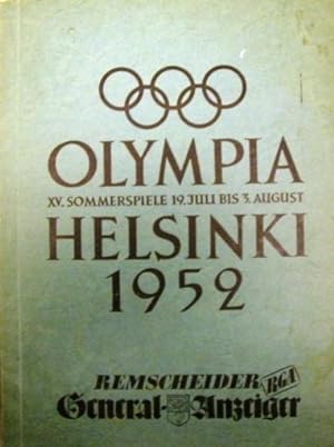 (Olympiade 1952) Olympia Helsinki 1952. XV. Sommerspiele 19. Juli bis 3. August. Hier Exemplar de...