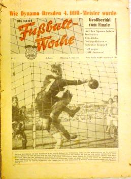 DIE NEUE Fußball-Woche - Nr. 27, 7.Juli 1953.